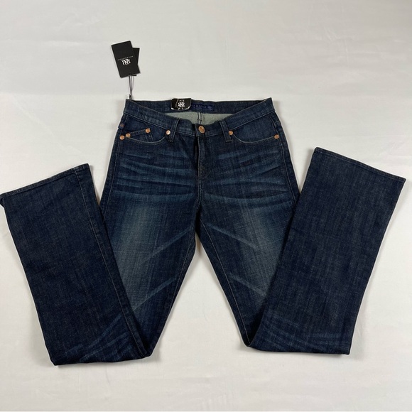 ROCK & REPUBLIC Kasandra Dark Wash Mid-Rise Bootcut Jean Size 10 - Picture 4 of 16